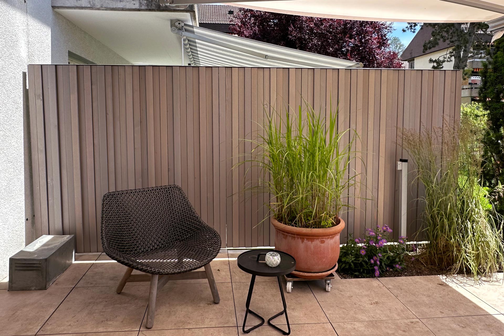 Garten Terrasse Sichtschutz